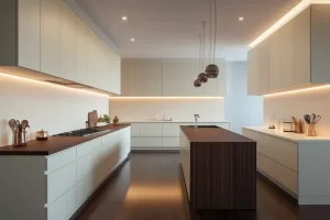 How Handleless Kitchen Cabinets Create a Seamless Look