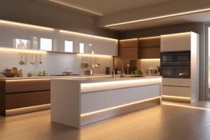 The Best Placement for LED Lights to Highlight Frameless Cabinets