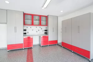 How Handleless Garage Cabinets Create a Clean and Modern Look
