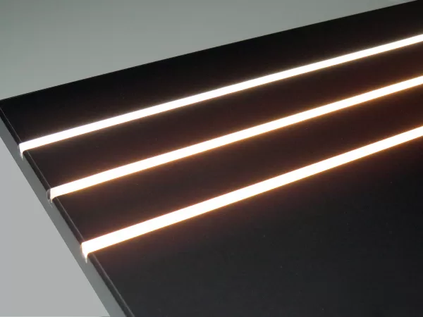 Mini Neon LED Strip 02 300 - NEON Flexstrip 2/8" x 2/8", 144" Long, 3000K, 24V DC