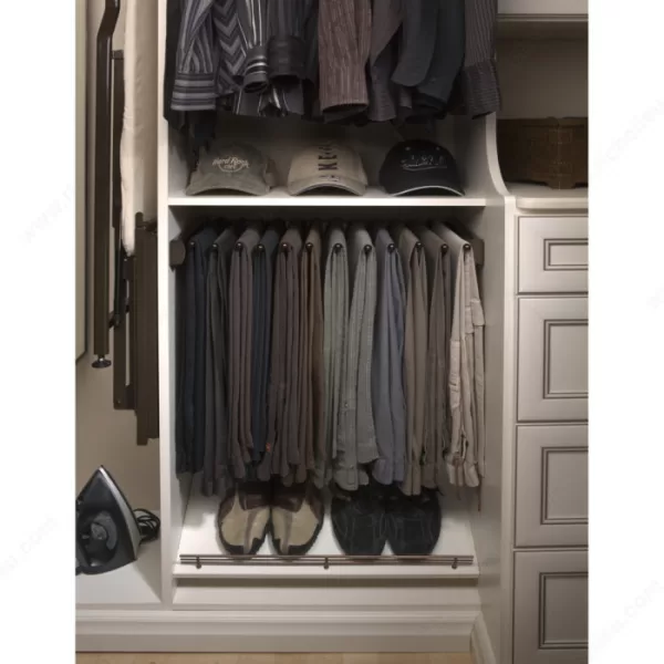 1520933 700 - Rev-A-Shelf Sidelines sliding Pant Rack with Soft-Close Mechanism (RC)