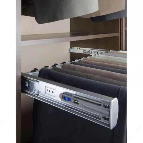1520940 700 - Rev-A-Shelf Sidelines sliding Pant Rack with Soft-Close Mechanism (RC)